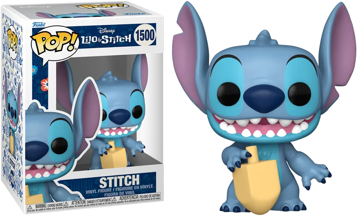 FUN79953 Lilo & Stitch - Stitch with Dreidel (Hanukkah) Pop! Vinyl - Funko TBA - Titan Pop Culture