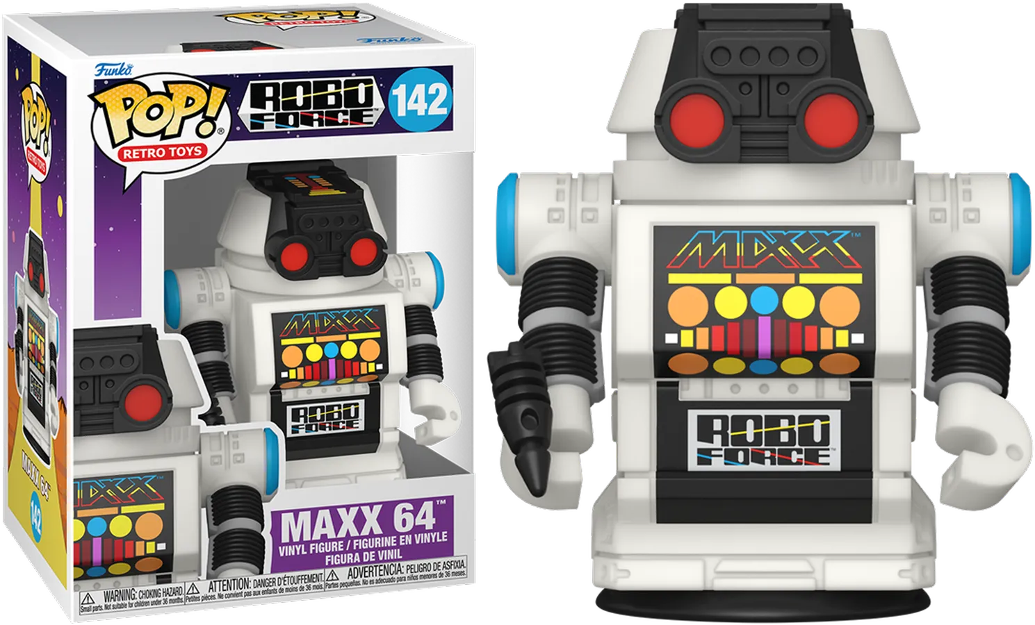 FUN79989 Retro Toys: RoboForce - Maxx 64 Pop! Vinyl - Funko - Titan Pop Culture