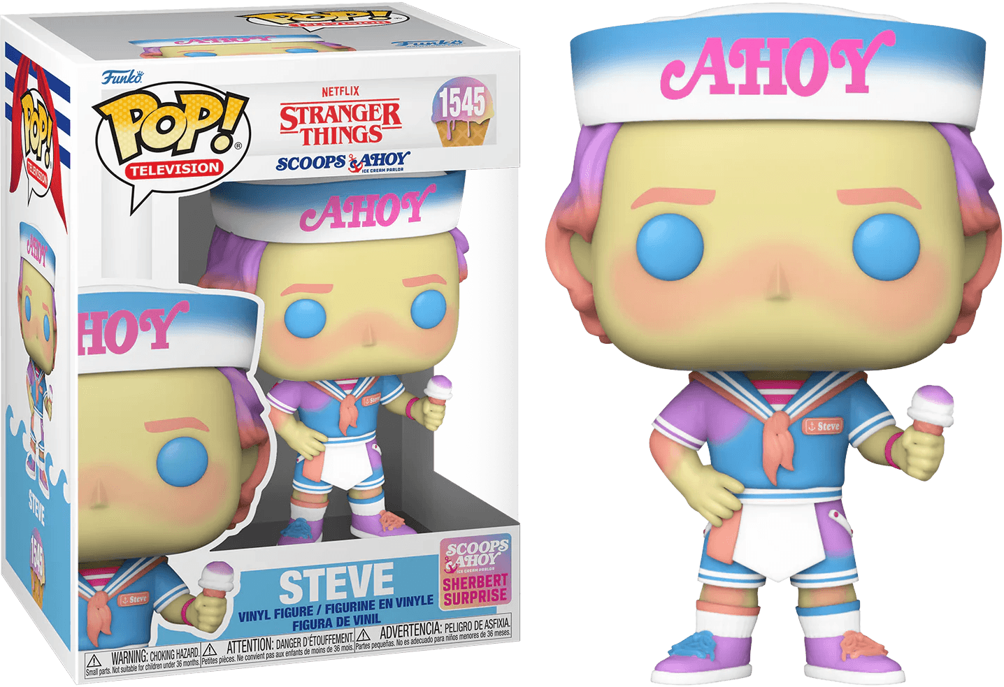 FUN79998 Stranger Things - Steve (Scoops Ahoy) Pop! Vinyl - Funko - Titan Pop Culture