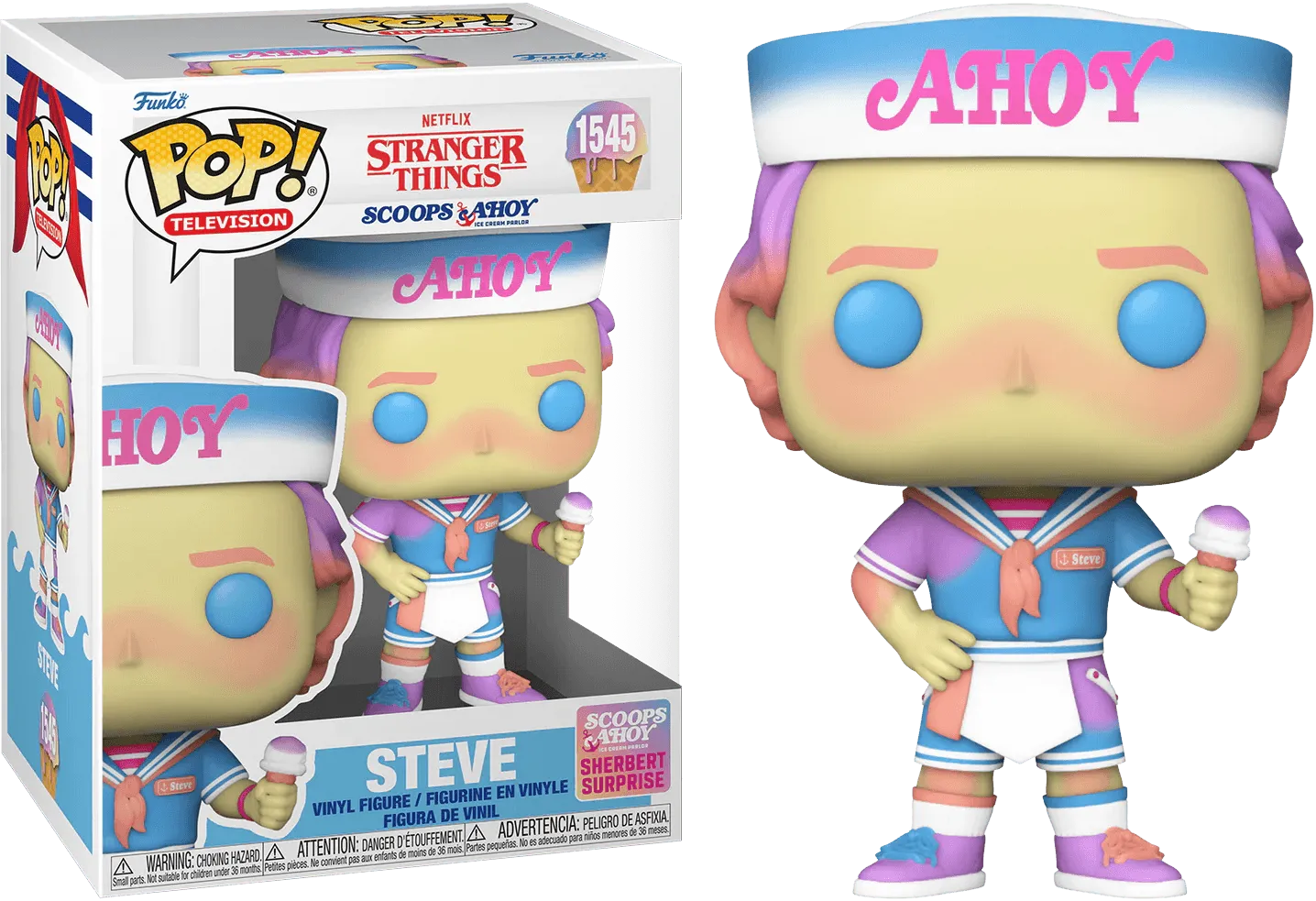 FUN79998 Stranger Things - Steve (Scoops Ahoy) Pop! Vinyl - Funko - Titan Pop Culture