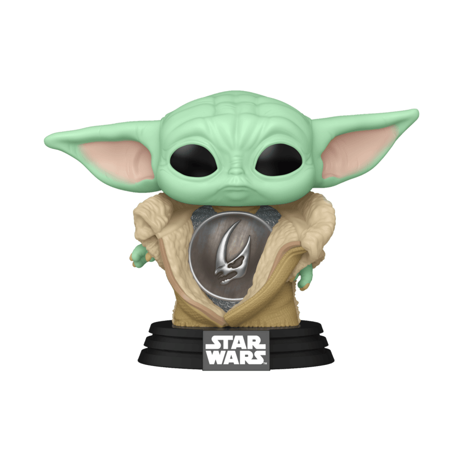 FUN80004 Star Wars - Din Grogu with Armor Pop! Vinyl - Funko - Titan Pop Culture