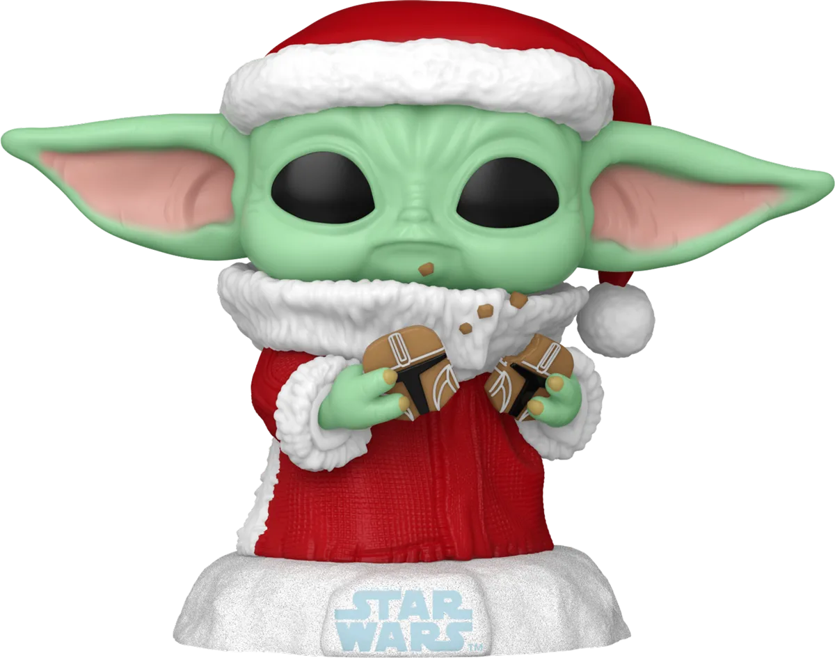 FUN80009 Star Wars: The Mandalorian - Grogu with Cookies (Holiday) Pop! Vinyl - Funko - Titan Pop Culture