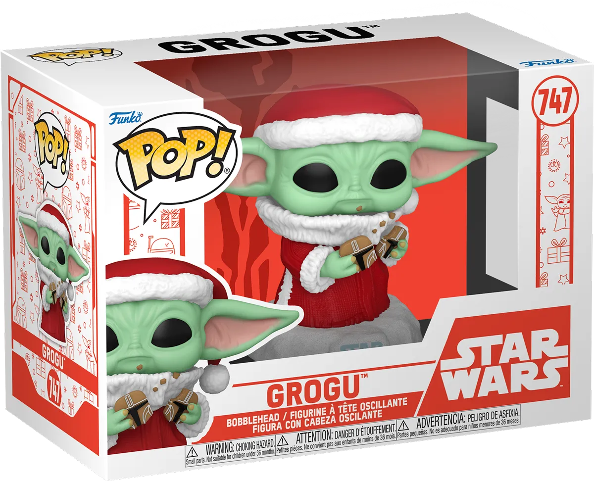 FUN80009 Star Wars: The Mandalorian - Grogu with Cookies (Holiday) Pop! Vinyl - Funko - Titan Pop Culture