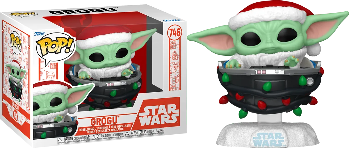 FUN80009 + FUN80010 + FUN80011 Star Wars: The Mandalorian - Grogu Greetings Pop! Vinyl Bundle (Set of 3) - Funko - Titan Pop Culture