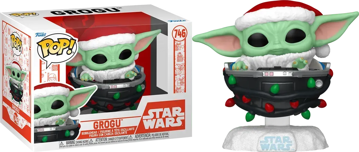 FUN80009 + FUN80010 + FUN80011 Star Wars: The Mandalorian - Grogu Greetings Pop! Vinyl Bundle (Set of 3) - Funko - Titan Pop Culture