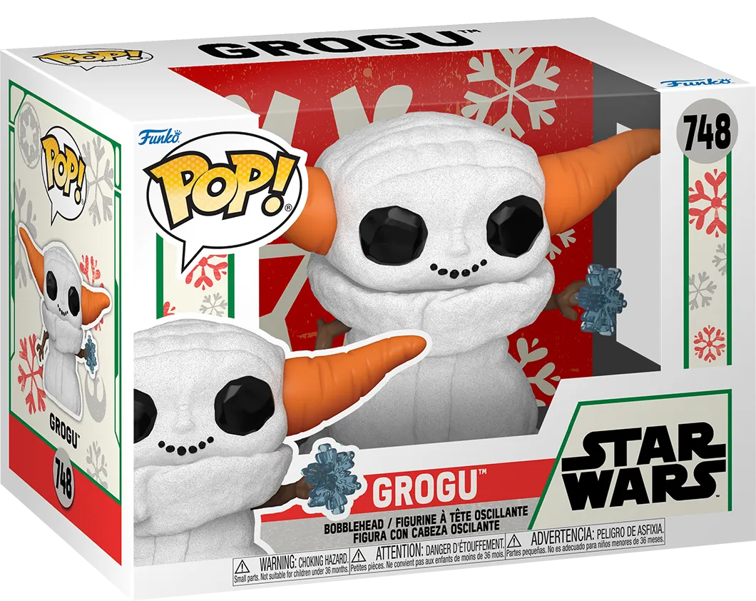 FUN80011 Star Wars: The Mandalorian - Snowman Grogu (Holiday) Pop! Vinyl - Funko - Titan Pop Culture