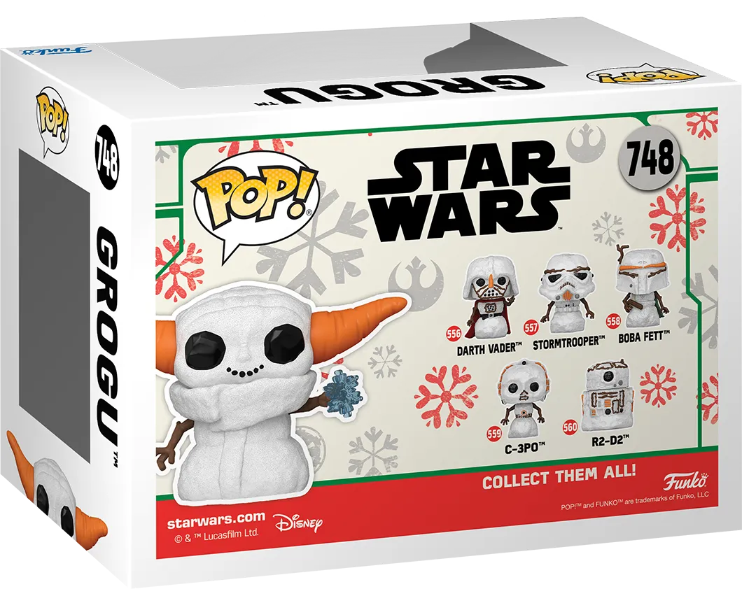 FUN80011 Star Wars: The Mandalorian - Snowman Grogu (Holiday) Pop! Vinyl - Funko - Titan Pop Culture