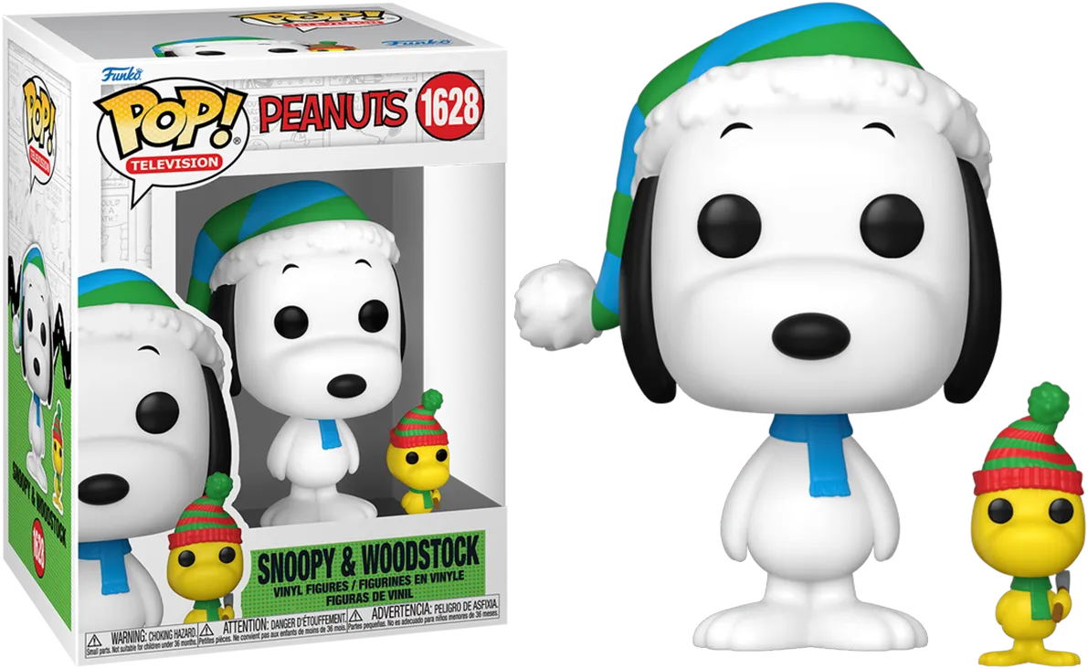 FUN80014 Peanuts - Snoopy & Woodstock Holiday Pop! Vinyl - Funko - Titan Pop Culture