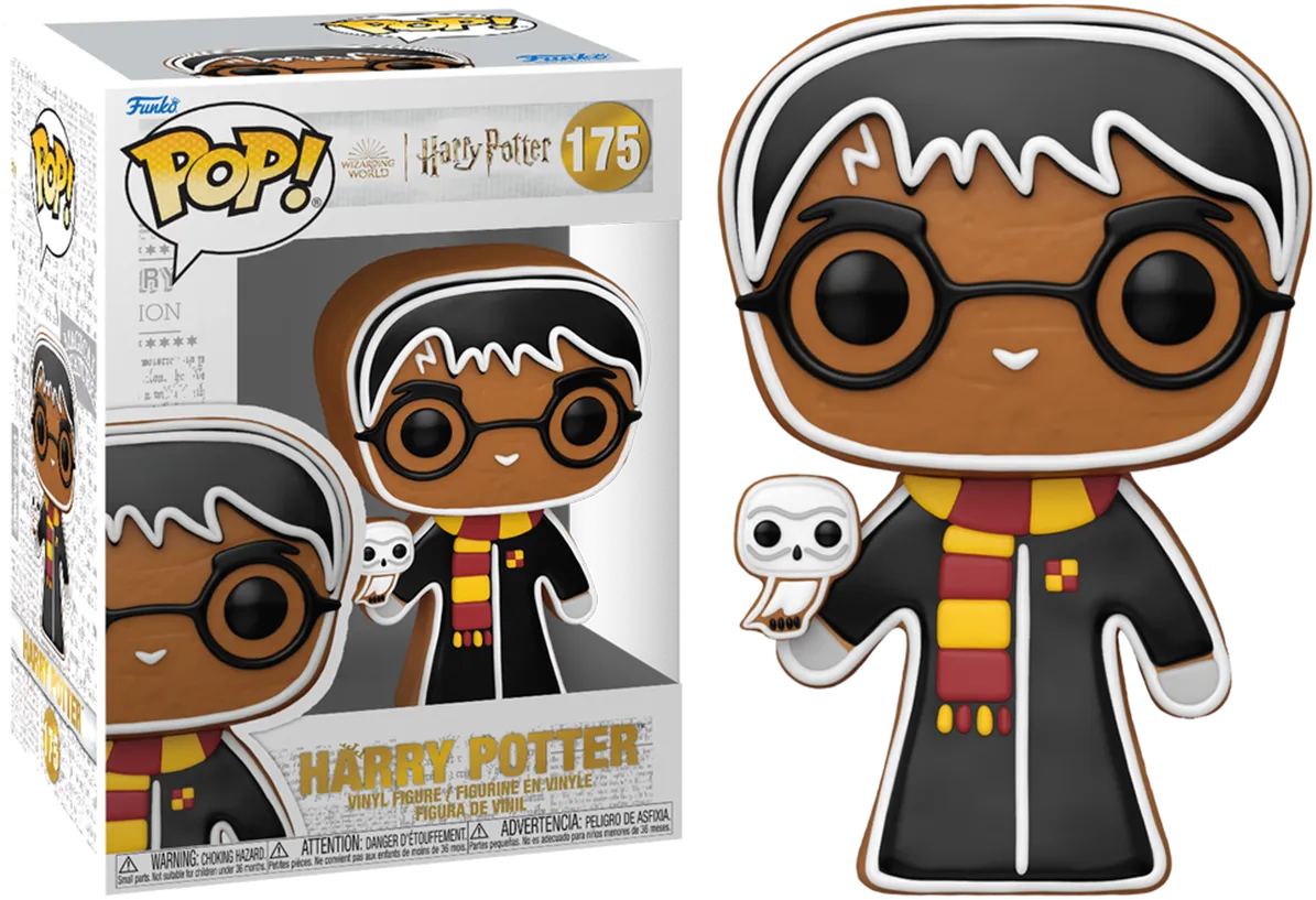 FUN80018 + FUN80019 + FUN80020 + Harry Potter - Holiday Gingerbread Pop! Vinyl Bundle (Set of 3) - Funko - Titan Pop Culture