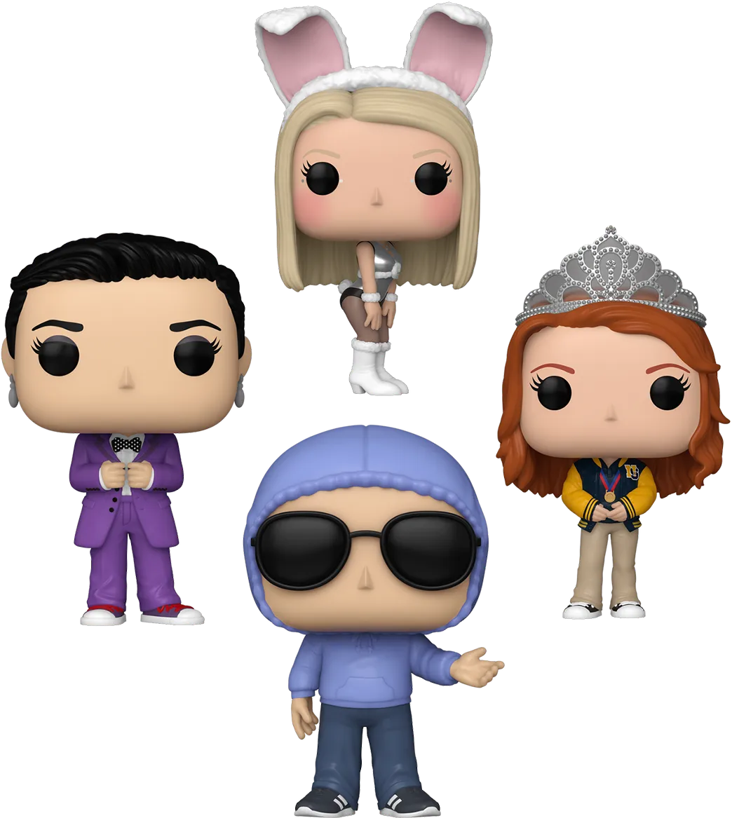 FUN80023 + FUN80024 + FUN80025 + FUN80026 Mean Girls: 20th Anniversary - So Fetch Pop! Vinyl Bundle (Set of 4) - Funko - Titan Pop Culture