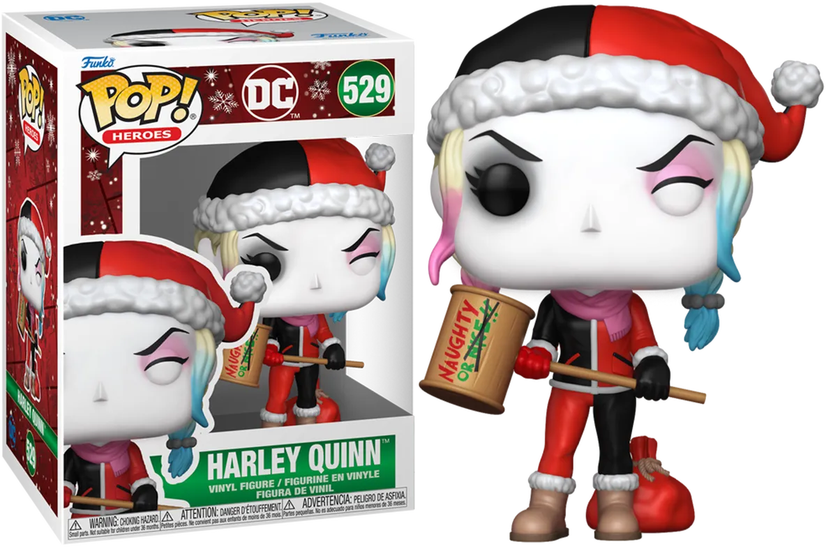 FUN80029 DC Comics - Harley Quinn (Holiday) Pop! Vinyl - Funko - Titan Pop Culture