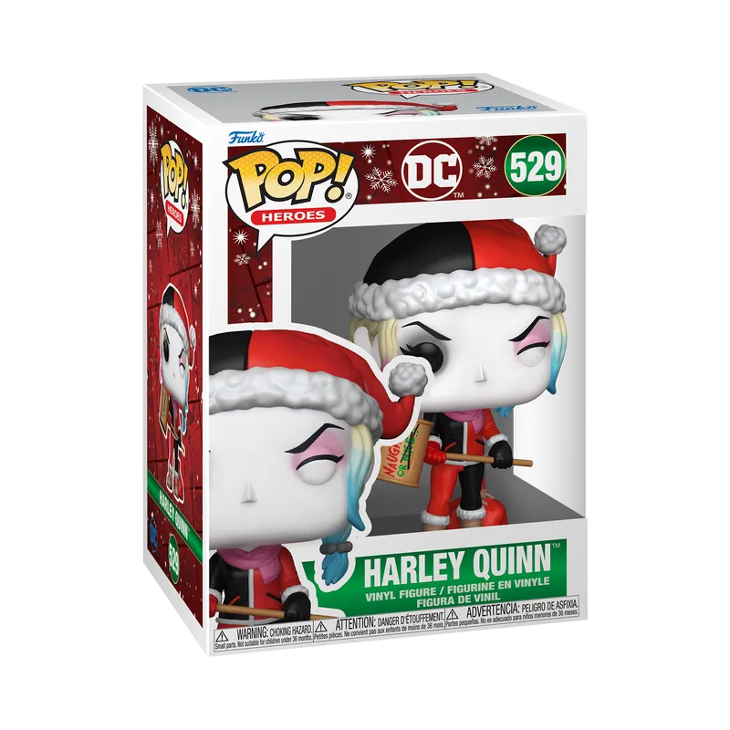 FUN80029 DC Comics - Harley Quinn (Holiday) Pop! Vinyl - Funko - Titan Pop Culture