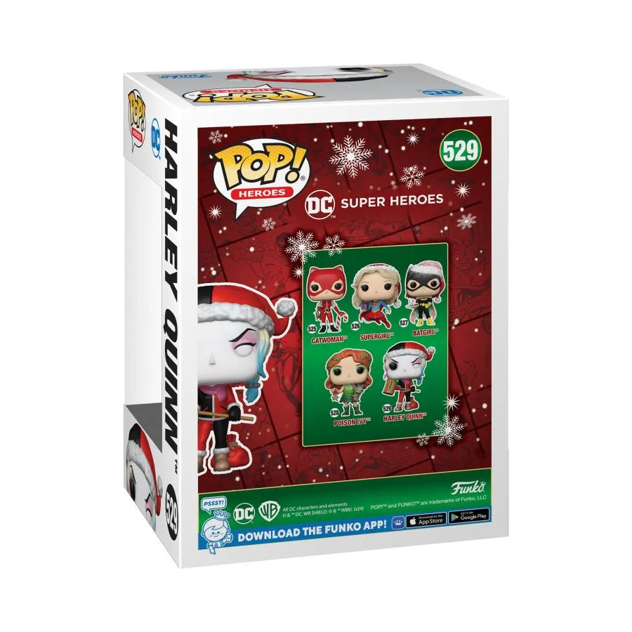 FUN80029 DC Comics - Harley Quinn (Holiday) Pop! Vinyl - Funko - Titan Pop Culture