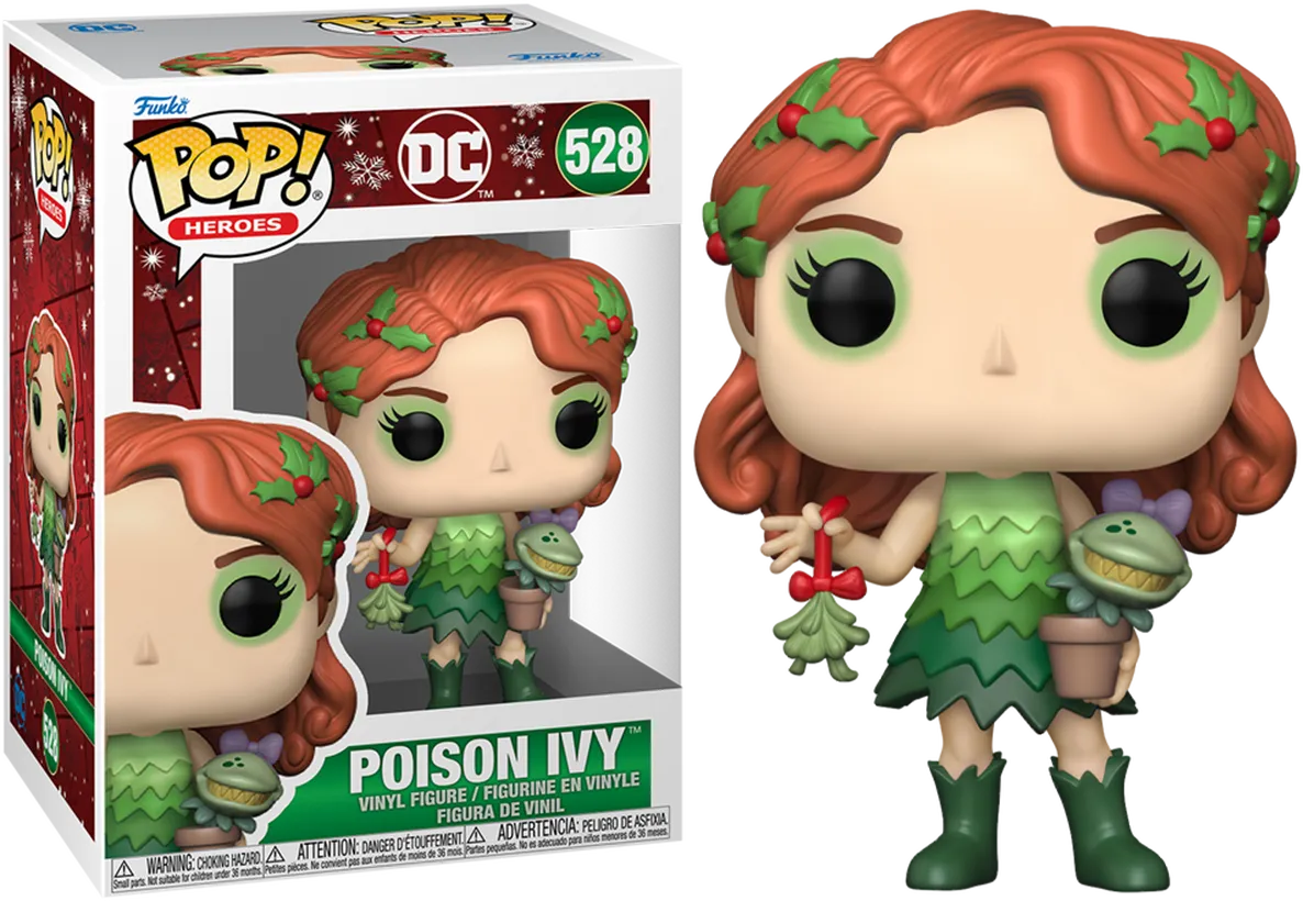 FUN80030 DC Comics - Poison Ivy (Holiday) Pop! Vinyl - Funko - Titan Pop Culture