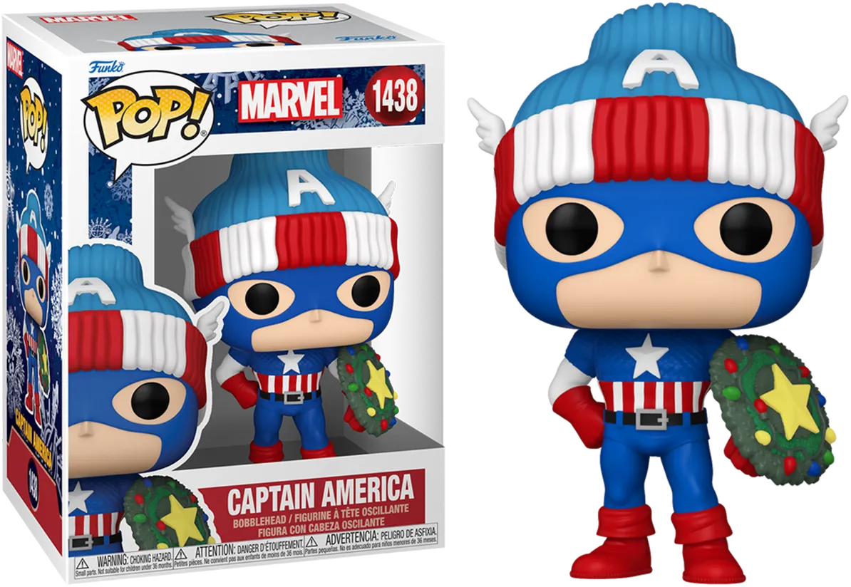 FUN80032 + FUN80033 + FUN80034 + FUN80035 + FUN82877 Marvel - Marvel-lous Holiday Pop! Vinyl Bundle (Set of 5) - Funko - Titan Pop Culture