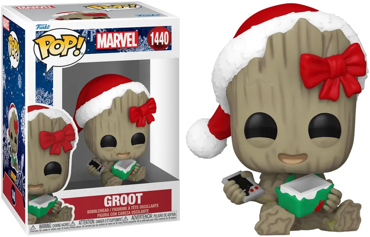 FUN80032 + FUN80033 + FUN80034 + FUN80035 + FUN82877 Marvel - Marvel-lous Holiday Pop! Vinyl Bundle (Set of 5) - Funko - Titan Pop Culture