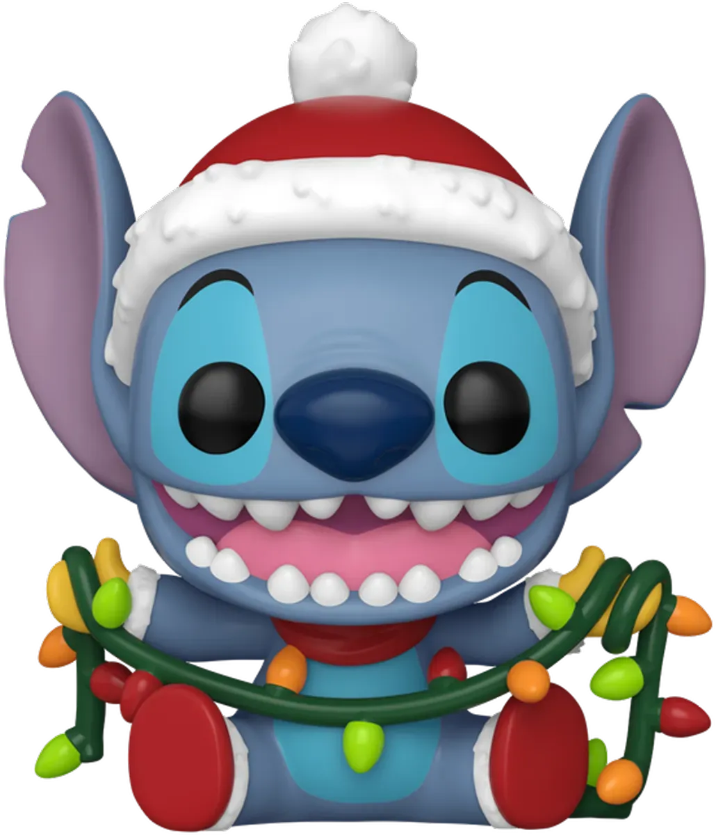 FUN80038 Lilo & Stitch: Holiday - Stitch with Lights Pop! Vinyl - Funko TBA - Titan Pop Culture