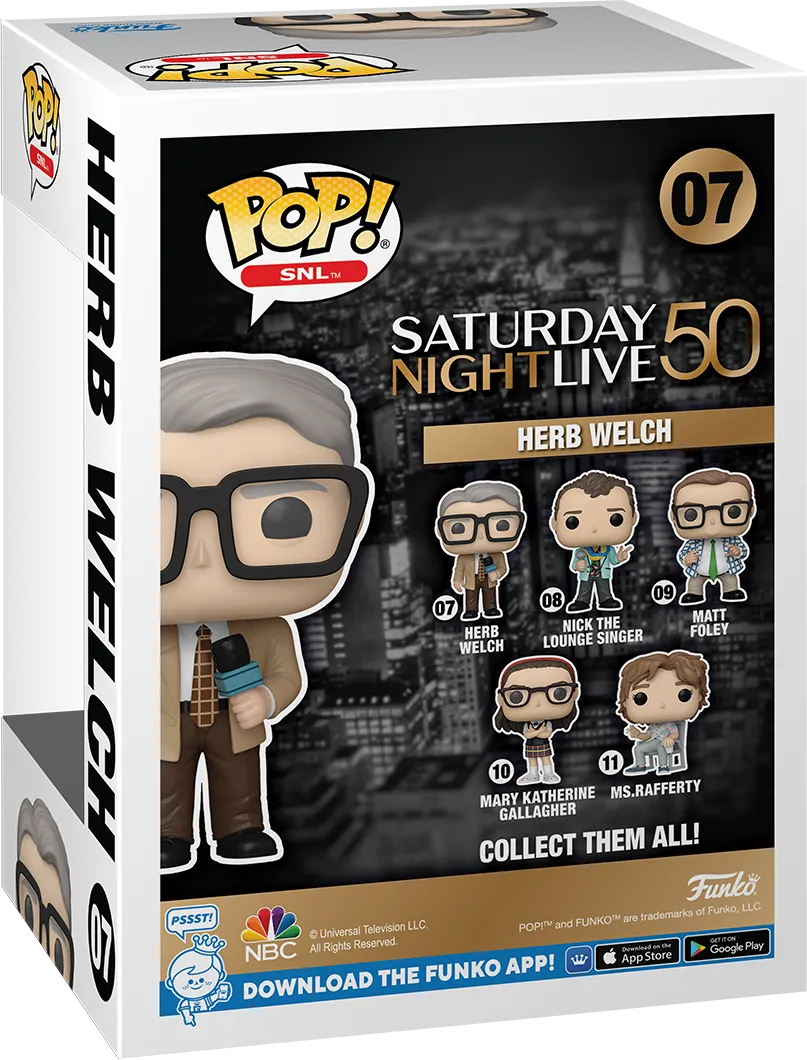 FUN80062 Saturday Night Live: 50th Anniversary - Herb Welch Pop! Vinyl - Funko - Titan Pop Culture