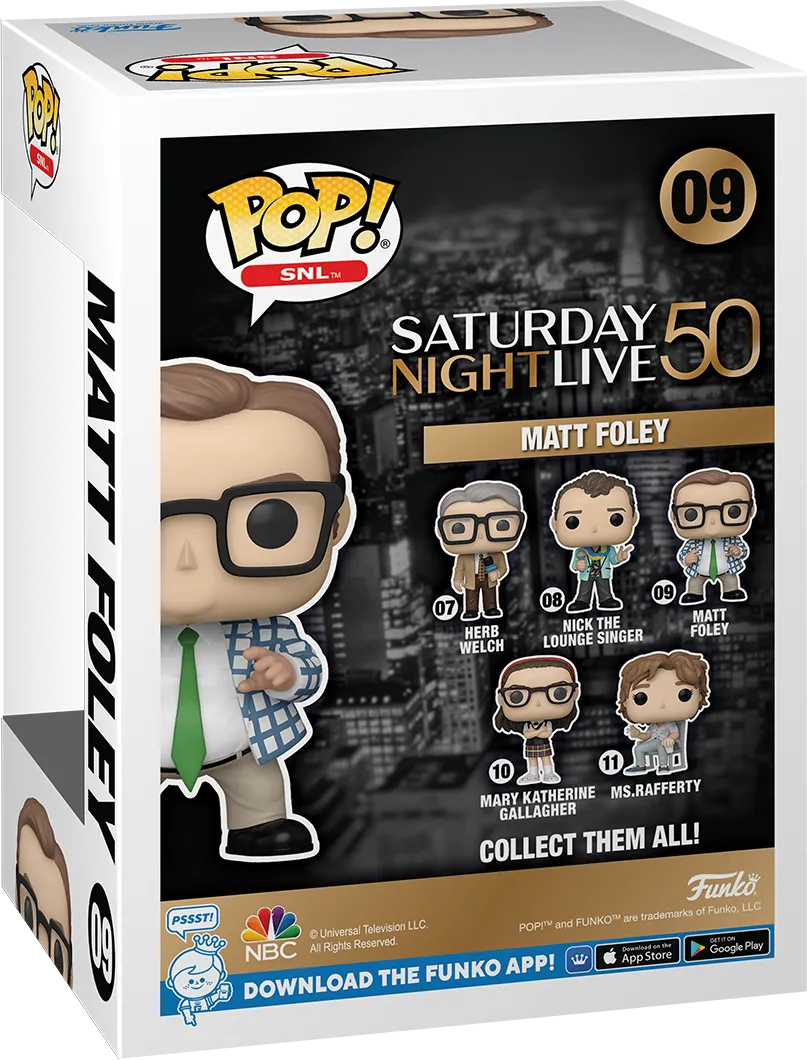 FUN80063 Saturday Night Live: 50th Anniversary - Matt Foley Pop! Vinyl - Funko - Titan Pop Culture