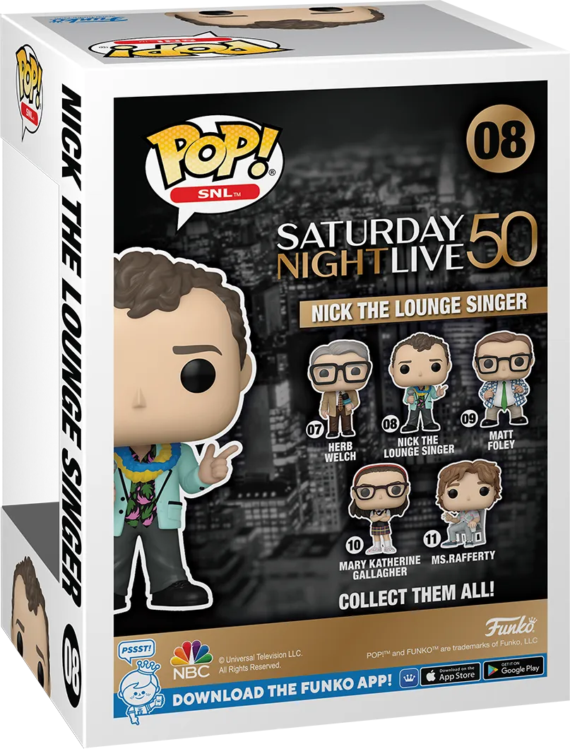 FUN80065 Saturday Night Live: 50th Anniversary - Nick the Lounge Singer Pop! Vinyl - Funko - Titan Pop Culture