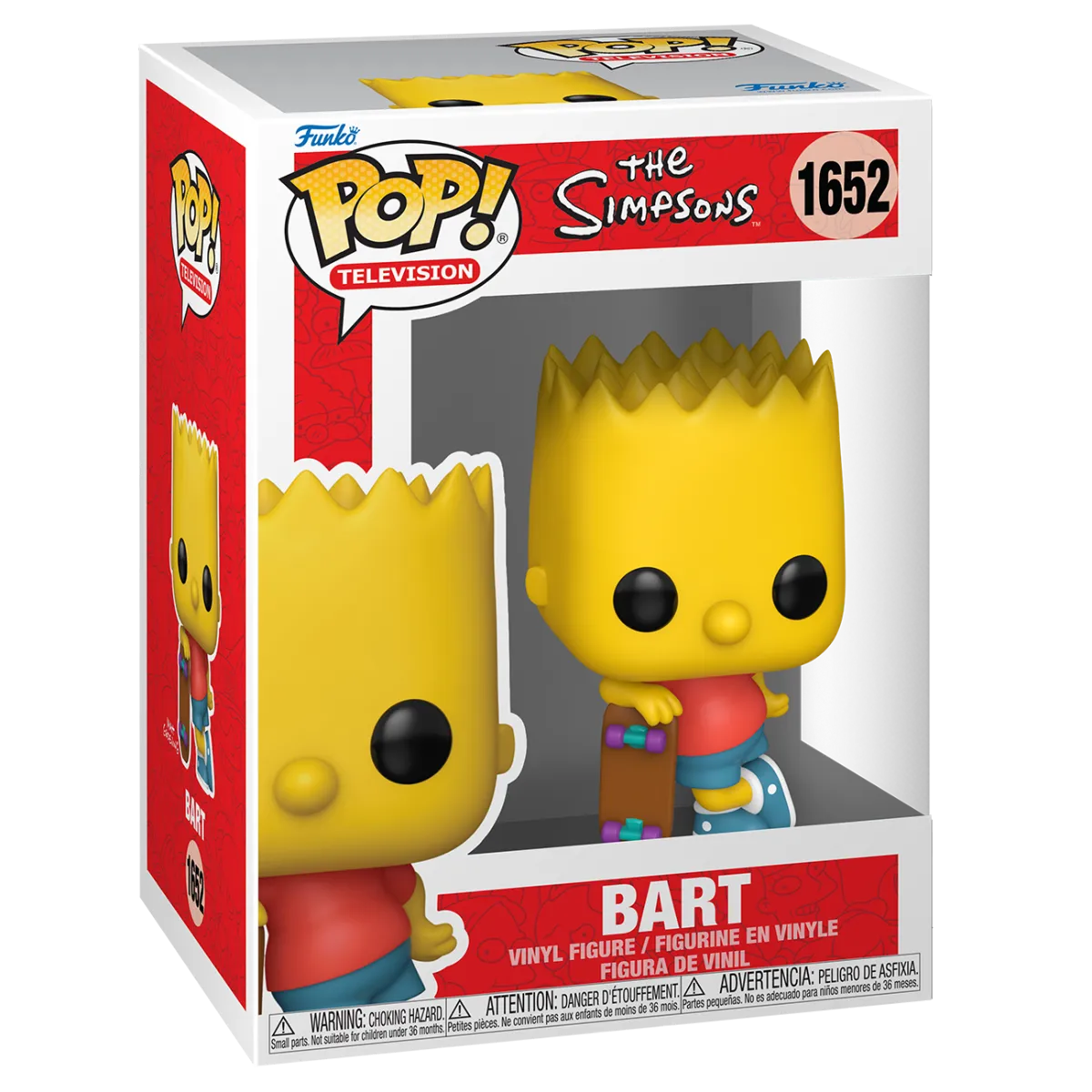 FUN80071 The Simpsons - Bart with Skateboard Pop! Vinyl - Funko - Titan Pop Culture