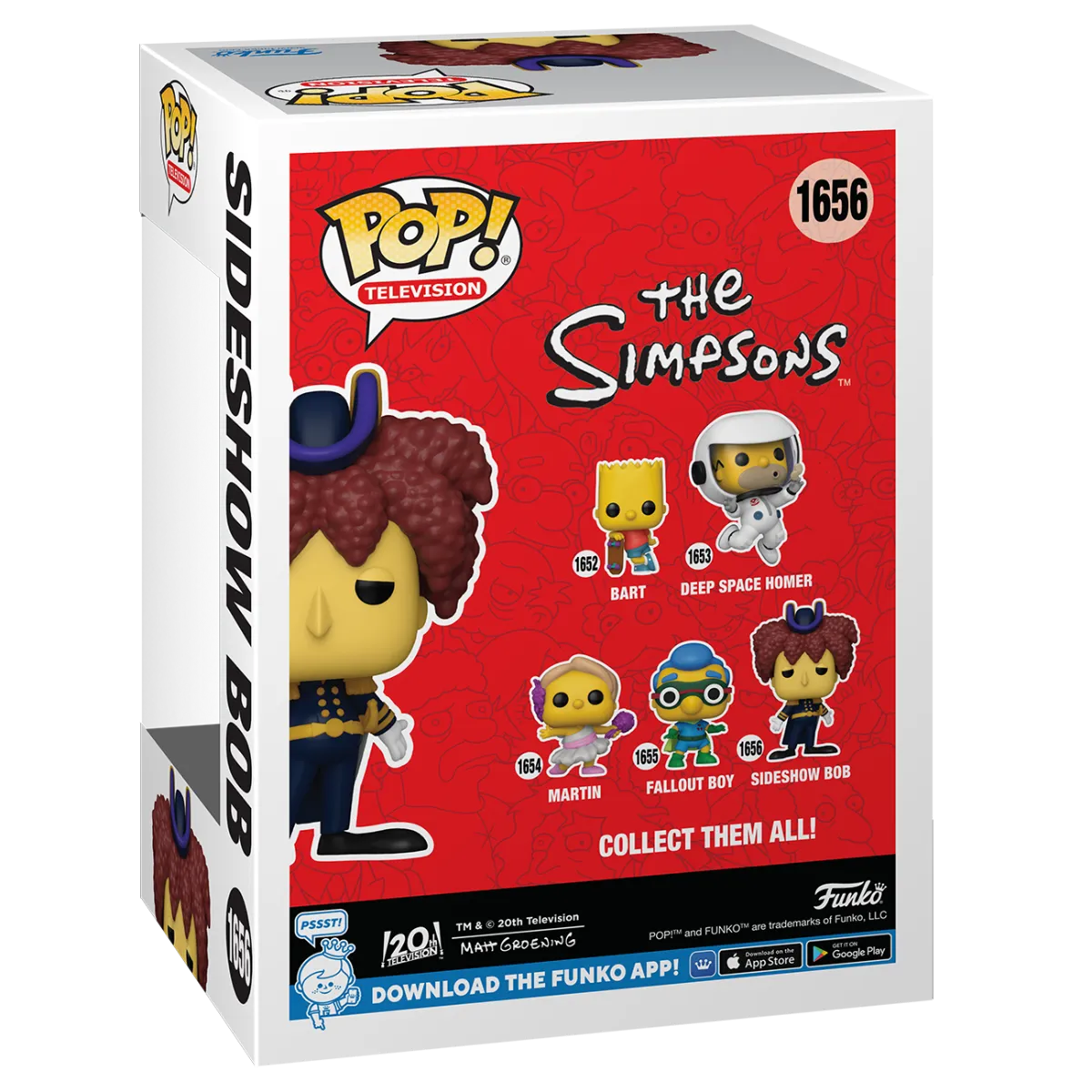 FUN80075 The Simpsons - Sideshow Bob (Captain Bob Outfit) Pop! Vinyl - Funko - Titan Pop Culture