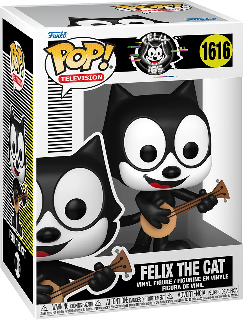 FUN80076 Felix the Cat: 105th Anniversary - Felix the Cat with Banjo Pop! Vinyl - Funko - Titan Pop Culture