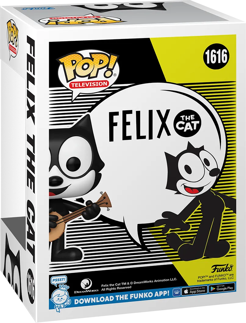 FUN80076 Felix the Cat: 105th Anniversary - Felix the Cat with Banjo Pop! Vinyl - Funko - Titan Pop Culture