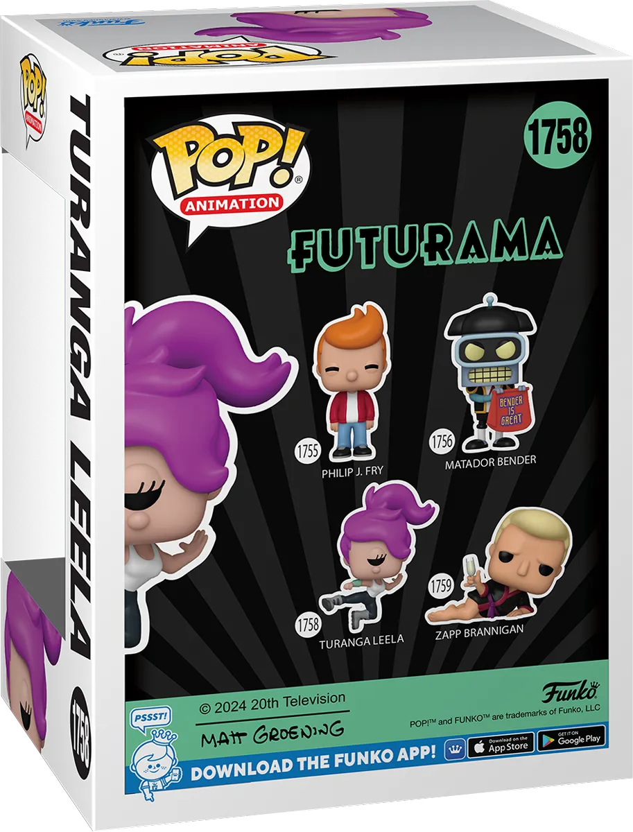 FUN80077 Futurama - Turanga Leela Pop! Vinyl - Funko - Titan Pop Culture