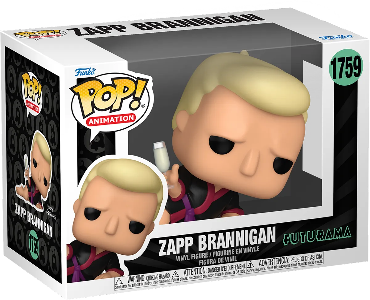 FUN80079 Futurama - Zapp Brannigan Lounging Pop! Vinyl - Funko - Titan Pop Culture