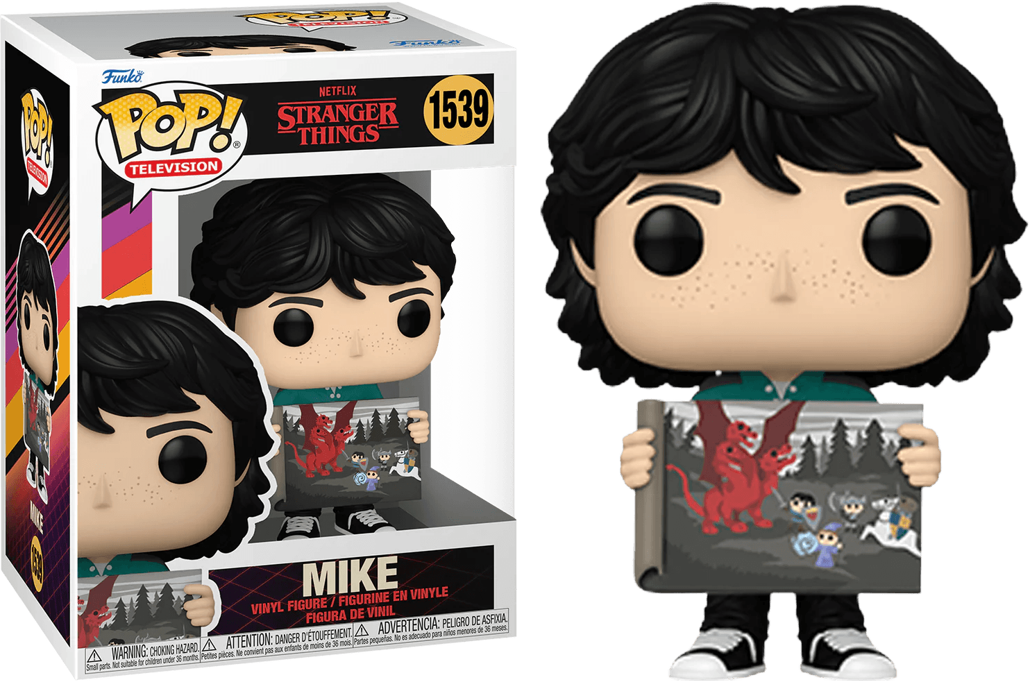 FUN80137 Stranger Things - Mike (with Will's Painting) Pop! Vinyl - Funko - Titan Pop Culture