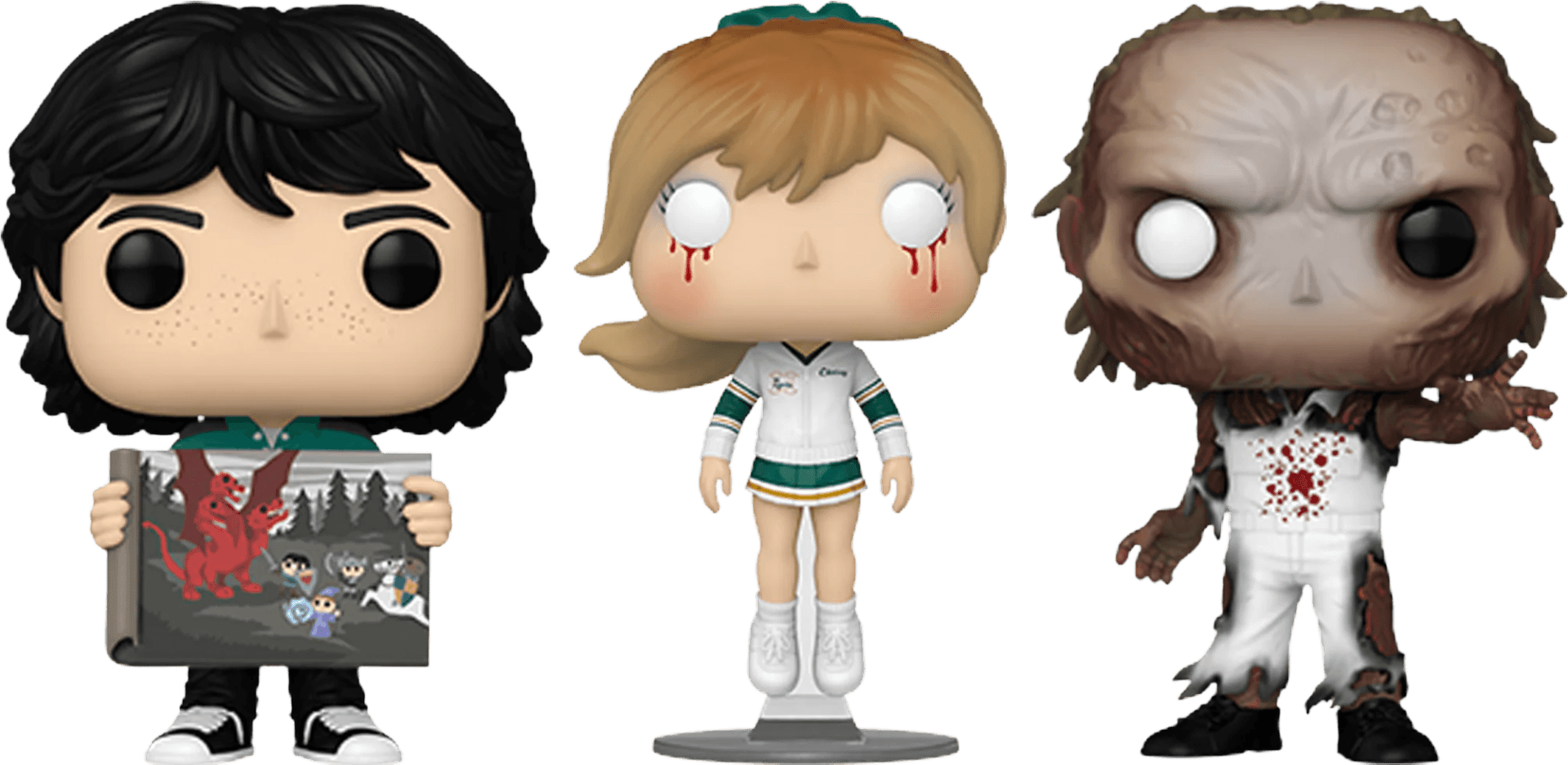 FUN80138 + FUN80136 + FUN80137 Stranger Things: Season 4 - Hawkins Horrors Pop! Vinyl Bundle (Set of 3) - Funko - Titan Pop Culture