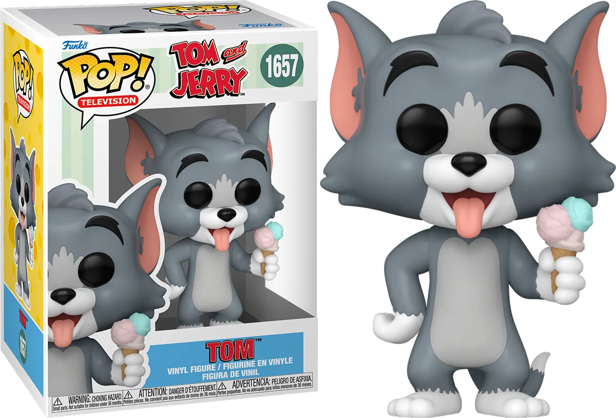 FUN80159 Tom & Jerry - Tom with Ice Cream Pop! Vinyl - Funko - Titan Pop Culture