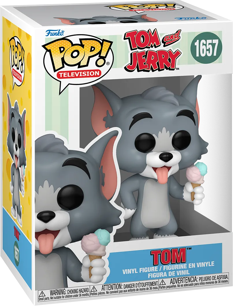 FUN80159 Tom & Jerry - Tom with Ice Cream Pop! Vinyl - Funko - Titan Pop Culture