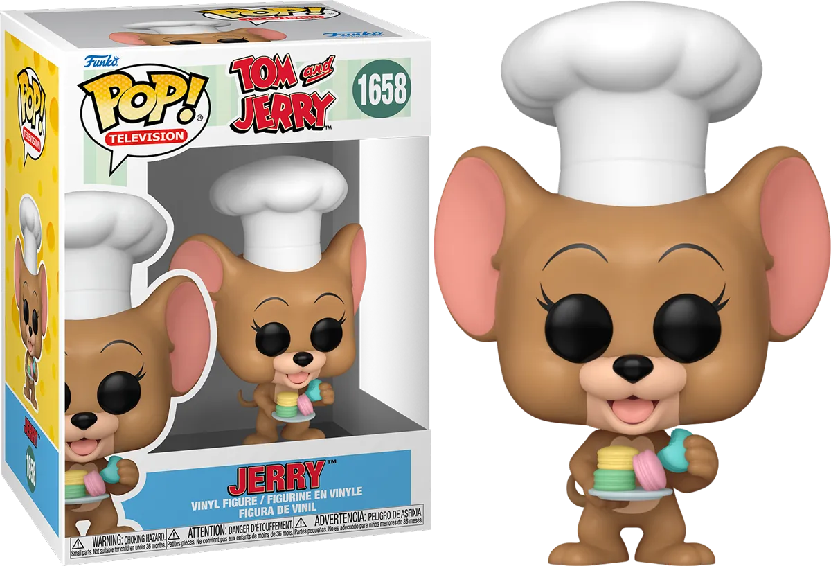 FUN80160 Tom & Jerry - Jerry with Macaroons Pop! Vinyl - Funko - Titan Pop Culture