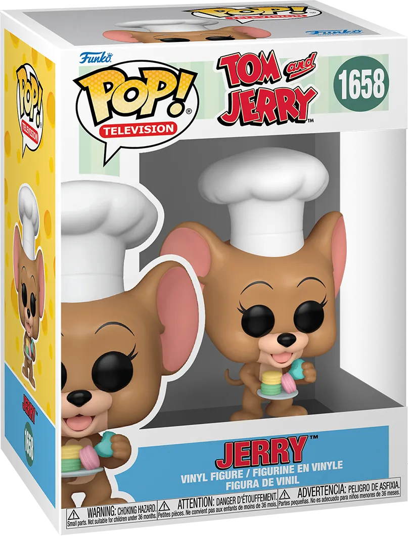 FUN80160 Tom & Jerry - Jerry with Macaroons Pop! Vinyl - Funko - Titan Pop Culture