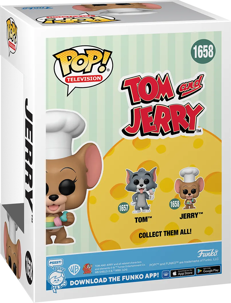 FUN80160 Tom & Jerry - Jerry with Macaroons Pop! Vinyl - Funko - Titan Pop Culture