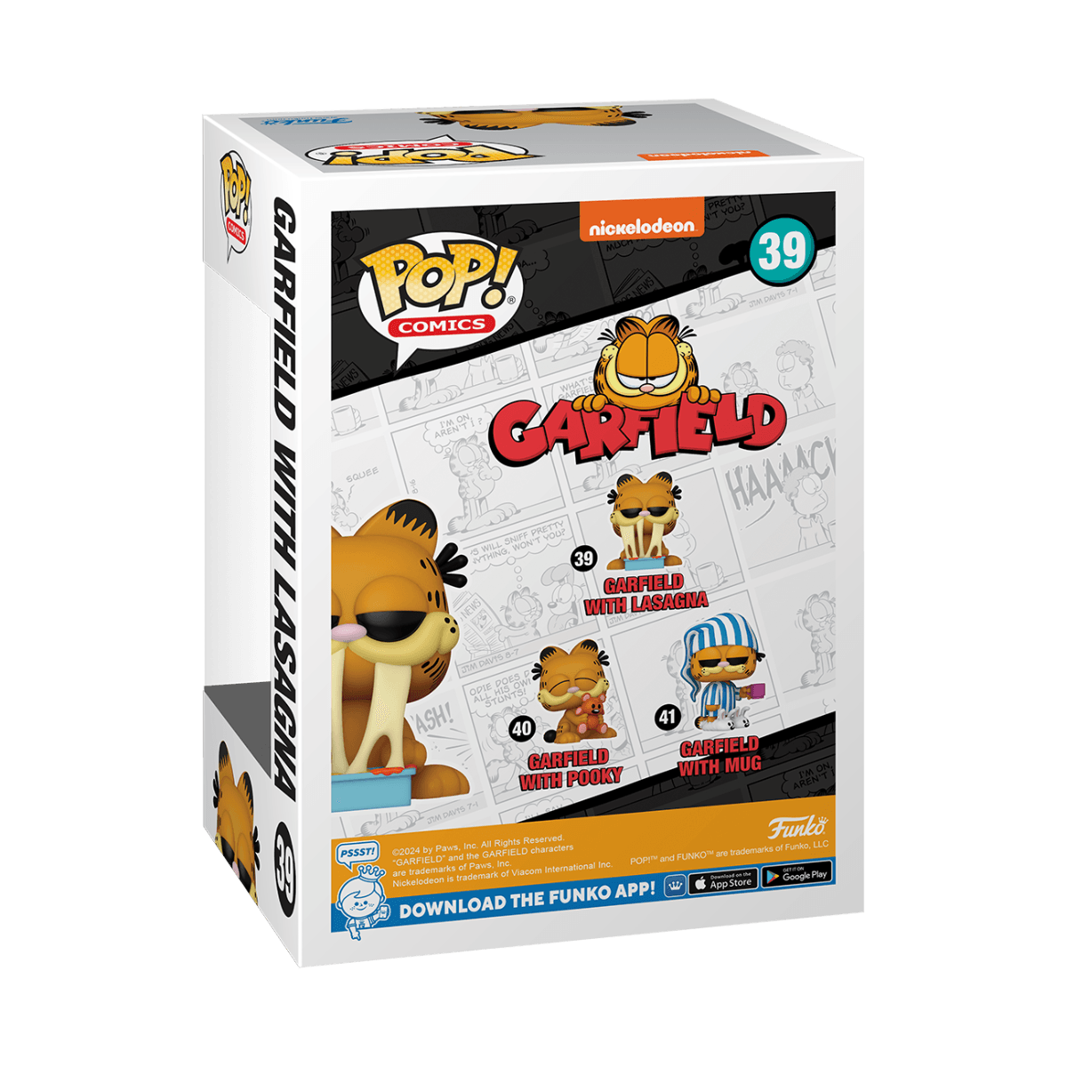 FUN80161 Garfield - Garfield with Lasagna Pop! Vinyl - Funko - Titan Pop Culture