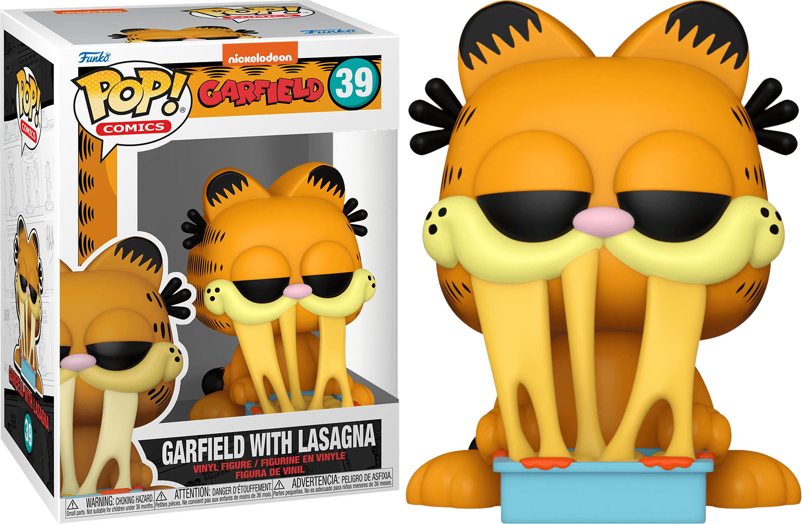 FUN80161 Garfield - Garfield with Lasagna Pop! Vinyl - Funko TBA - Titan Pop Culture