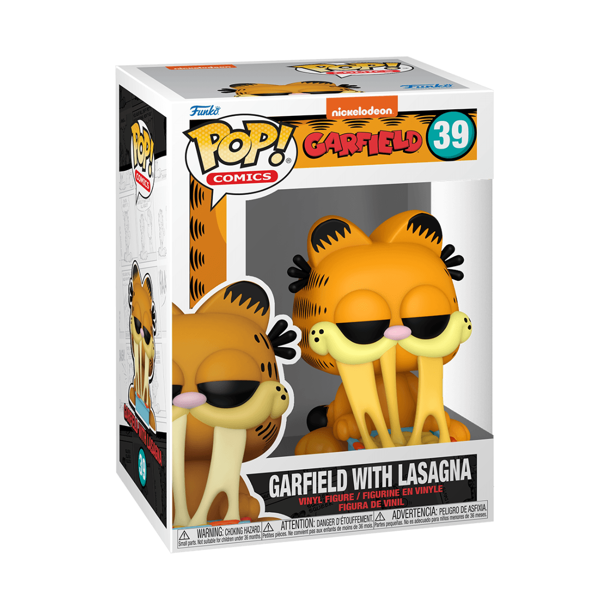 FUN80161 Garfield - Garfield with Lasagna Pop! Vinyl - Funko TBA - Titan Pop Culture