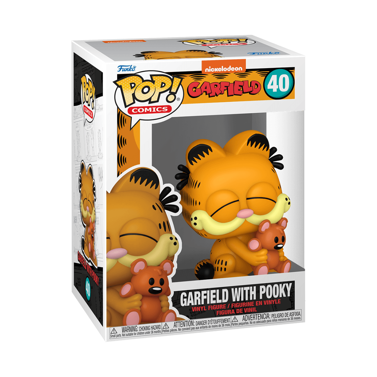 FUN80163 Garfield - Garfield with Pooky Pop! Vinyl - Funko - Titan Pop Culture