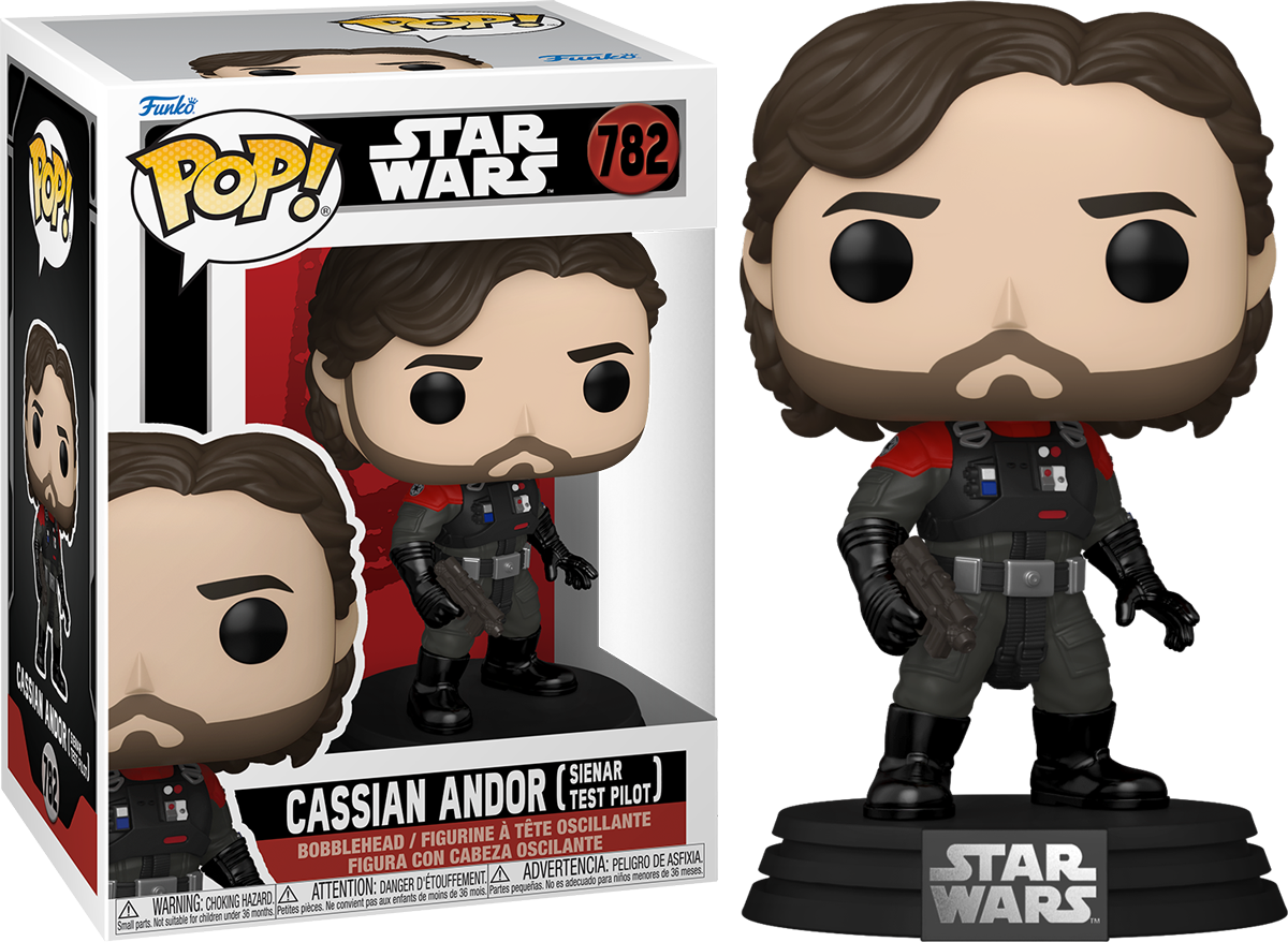 Star Wars: Andor - Cassian Andor (Sienar Test Pilot) Pop! Vinyl - Chase Bundle / Case