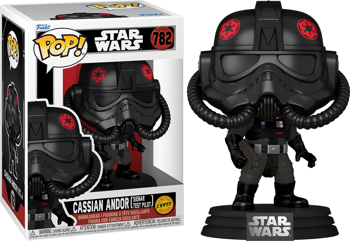 Star Wars: Andor - Cassian Andor (Sienar Test Pilot) Pop! Vinyl - Chase Bundle / Case