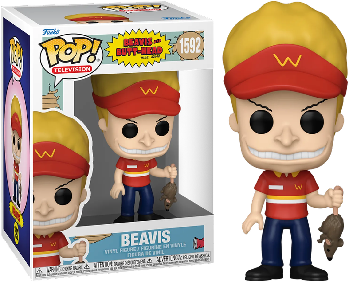 FUN80167 Beavis and Butt-Head - Beavis (Burger World Uniform) Pop! Vinyl - Funko - Titan Pop Culture