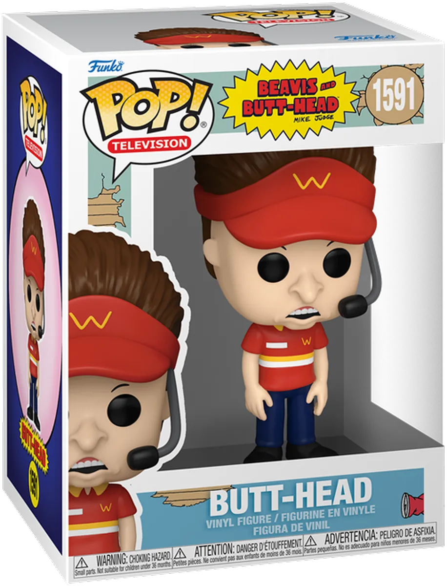 FUN80168 Beavis and Butt-Head - Butt-Head (Burger World Uniform) Pop! Vinyl - Funko - Titan Pop Culture