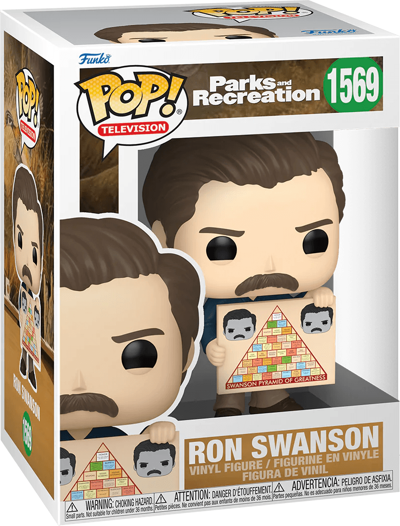 FUN80175 Parks & Recreations: 15th Anniversary - Ron Swanson Pop! Vinyl - Funko - Titan Pop Culture