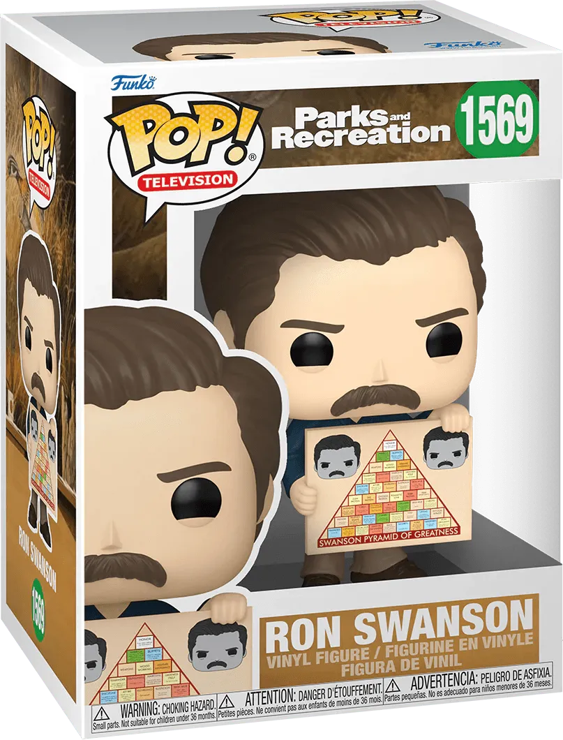 FUN80175 Parks & Recreations: 15th Anniversary - Ron Swanson Pop! Vinyl - Funko - Titan Pop Culture