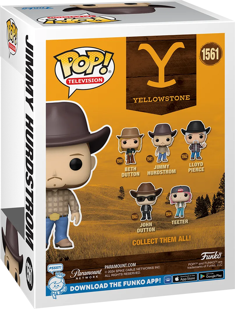 FUN80177 Yellowstone - Jimmy Hurdstrom Pop! Vinyl - Funko - Titan Pop Culture