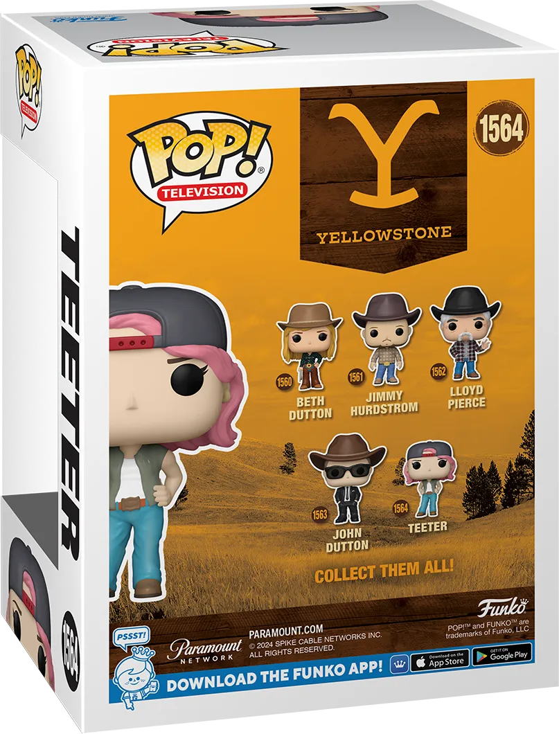 FUN80180 Yellowstone - Teeter Pop! Vinyl - Funko - Titan Pop Culture