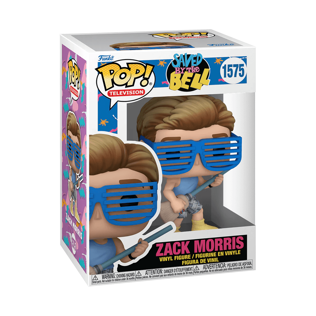 FUN80184 Saved by the Bell: 30th Anniversary - Zack Morris Pop! Vinyl - Funko - Titan Pop Culture